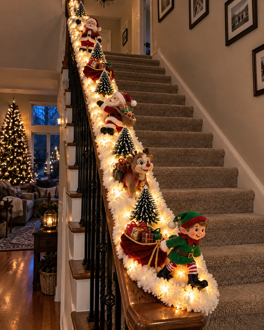 Watch your staircase glow