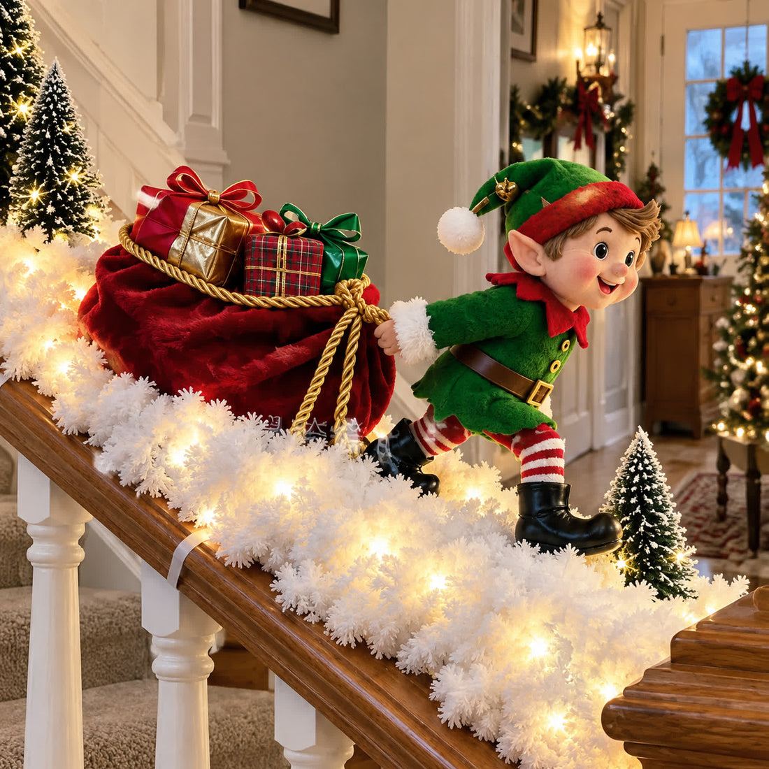 Light-Up Banister Scenes